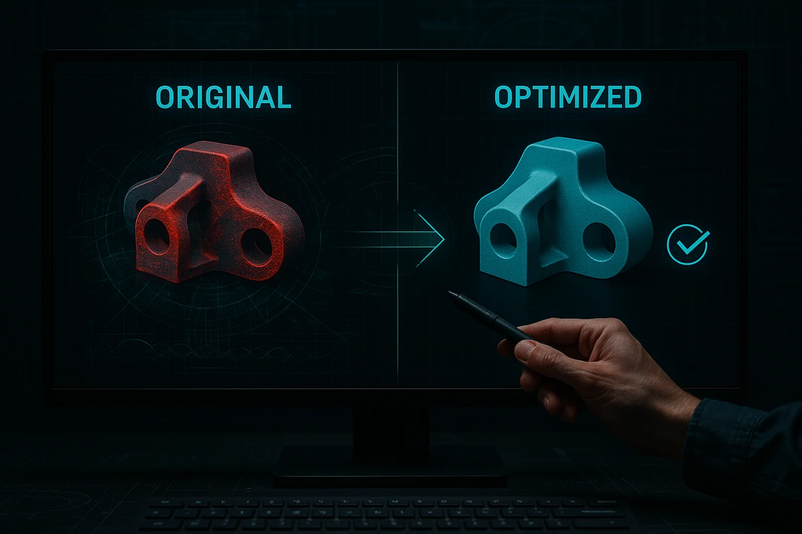 Design-Optimierung für Fertigung